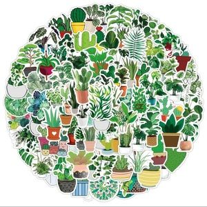 100 Plant Stickers Variety